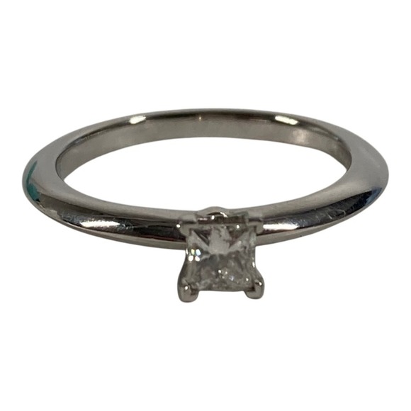 Tiffany & Co. Jewelry - TIFFANY Authentic Silver Diamond Ring